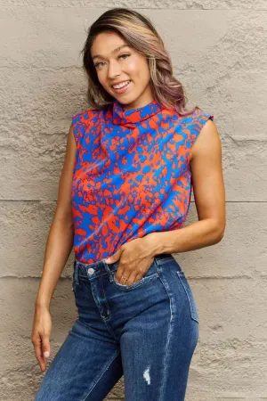 🌸 Printed Round Neck Tank Top 🌸