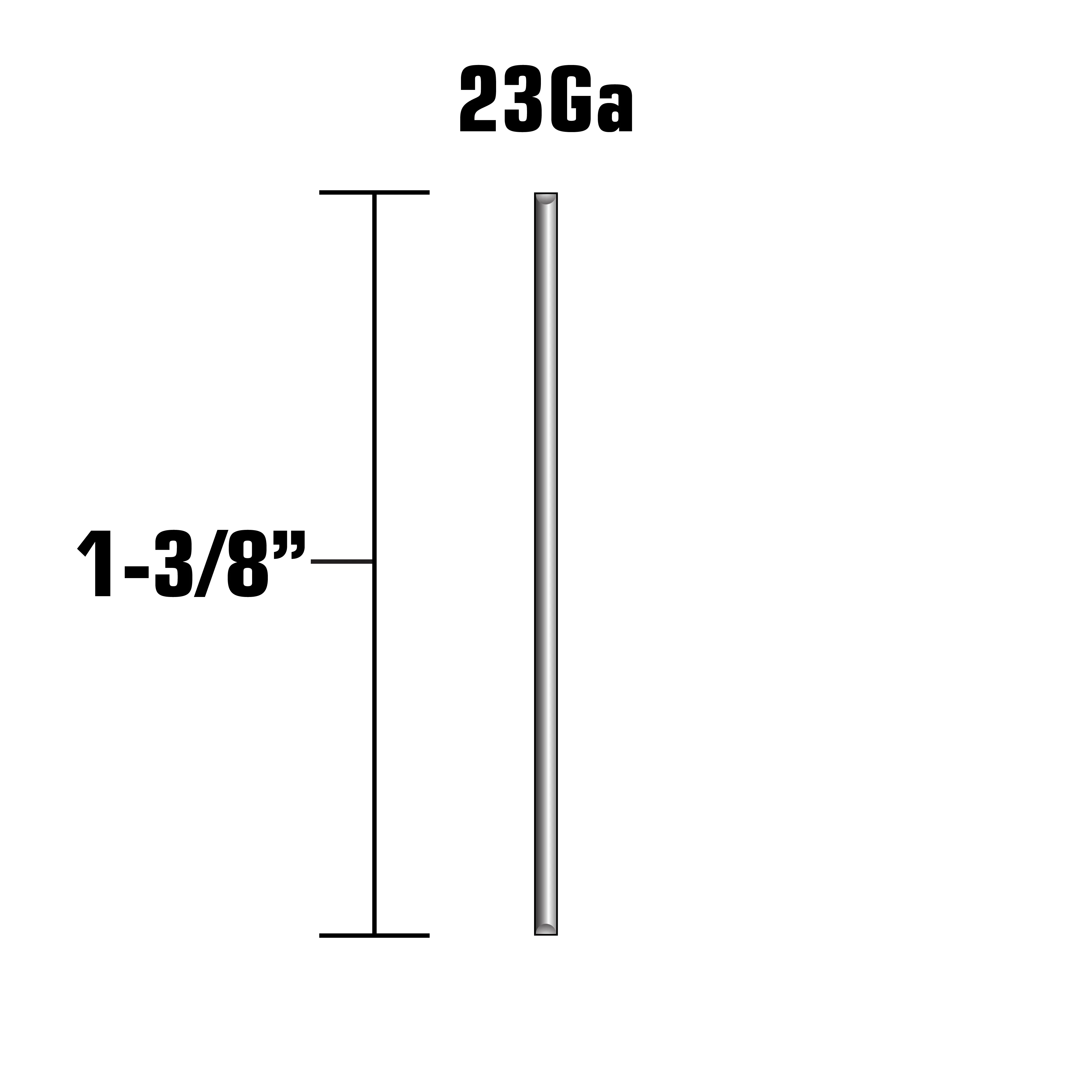 1.38" Pneumatic Nails 2000 Count