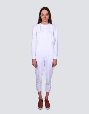 All Over It Dungarees - White