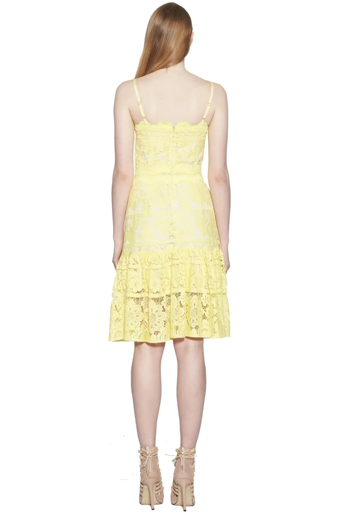 Andrea Sleeveless Mini Dress Yellow