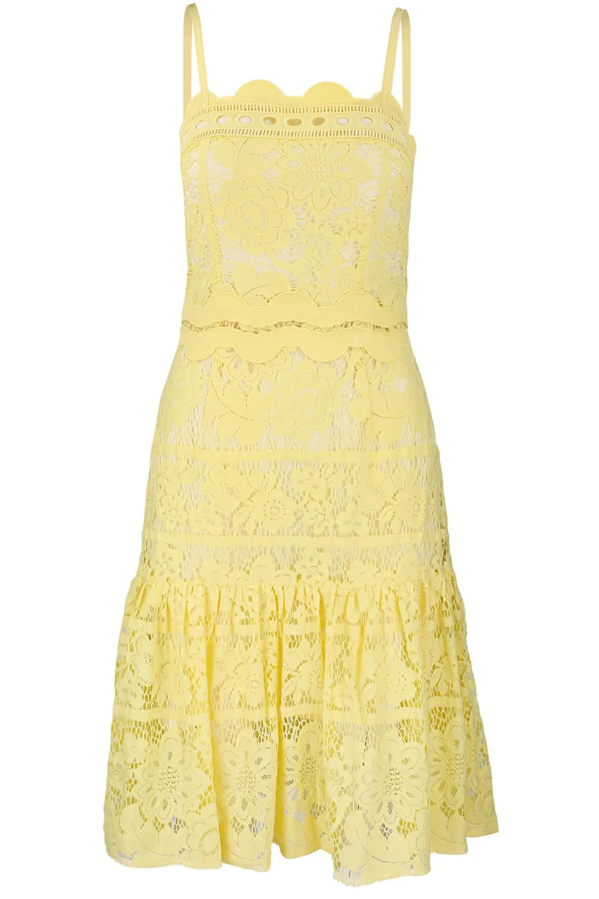 Andrea Sleeveless Mini Dress Yellow