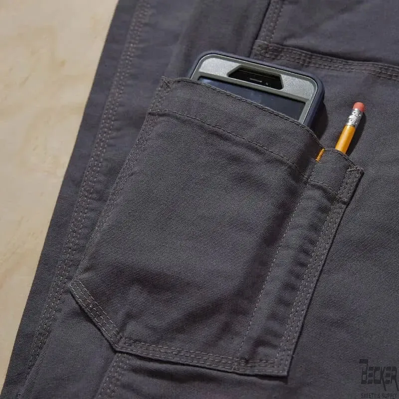 ARIAT - Rebar M4 Relaxed DuraStretch Made Tough Stackable Straight Leg Pant, Grey