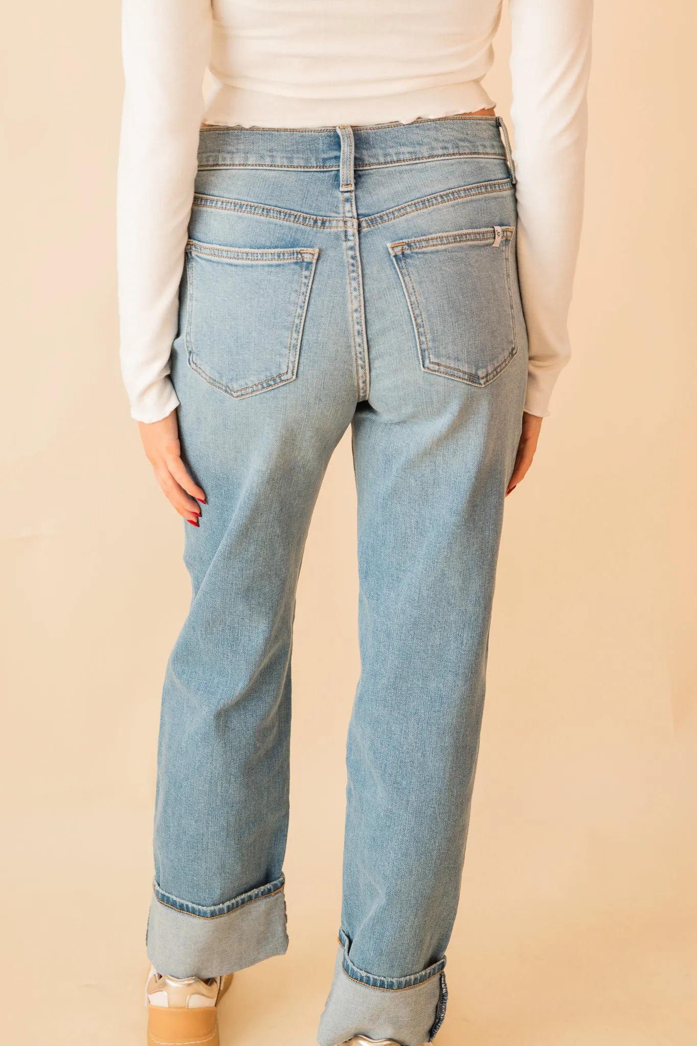 Benson High Rise Regular Straight Jean