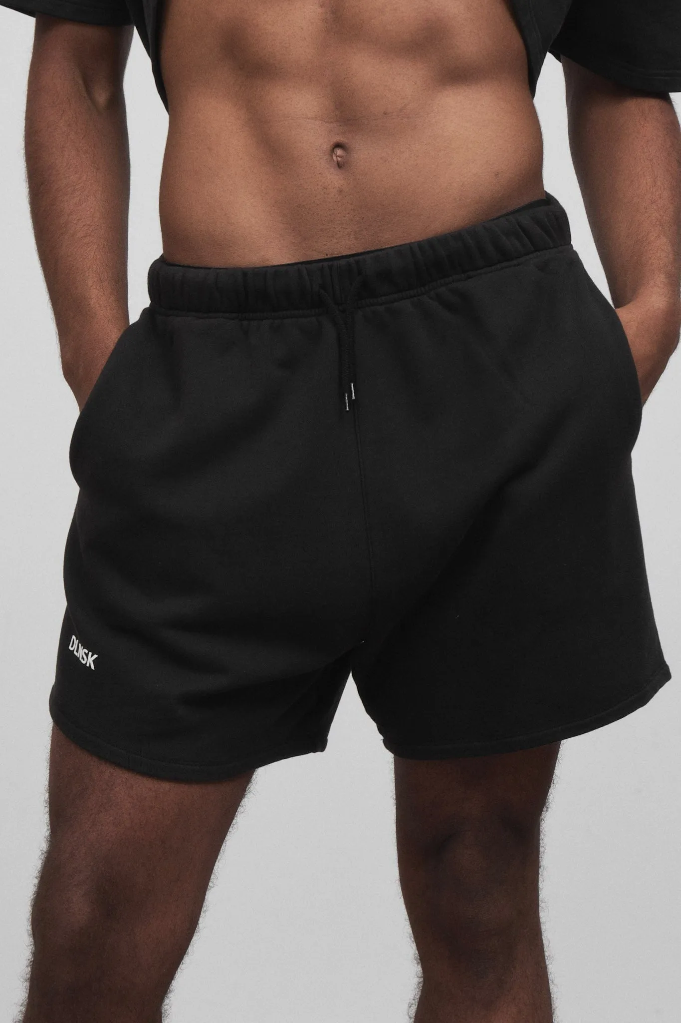 BOXY man SHORTS in WASHED GREY