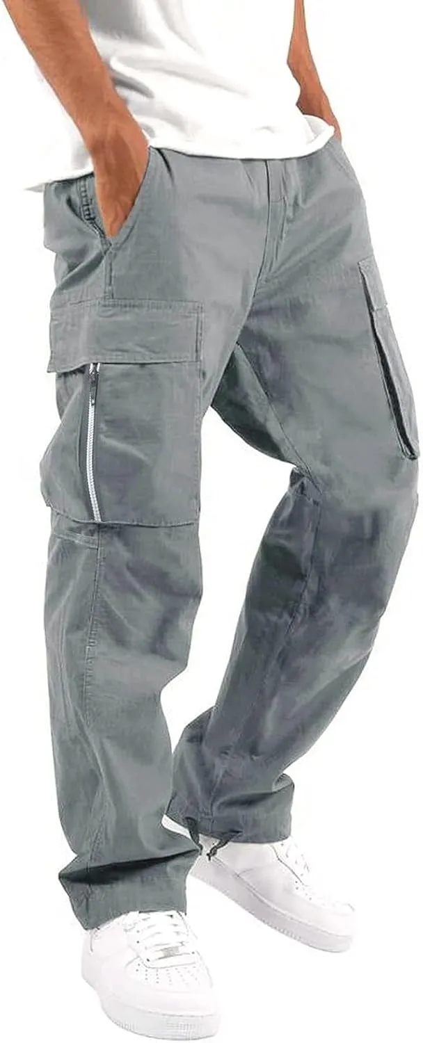 Cargo Pants for Men Relaxed Fit Mens Cargo Pants Hiking Ripstop Cargo Pants Relaxed Fit Cargo Pant Big and Tall Pants