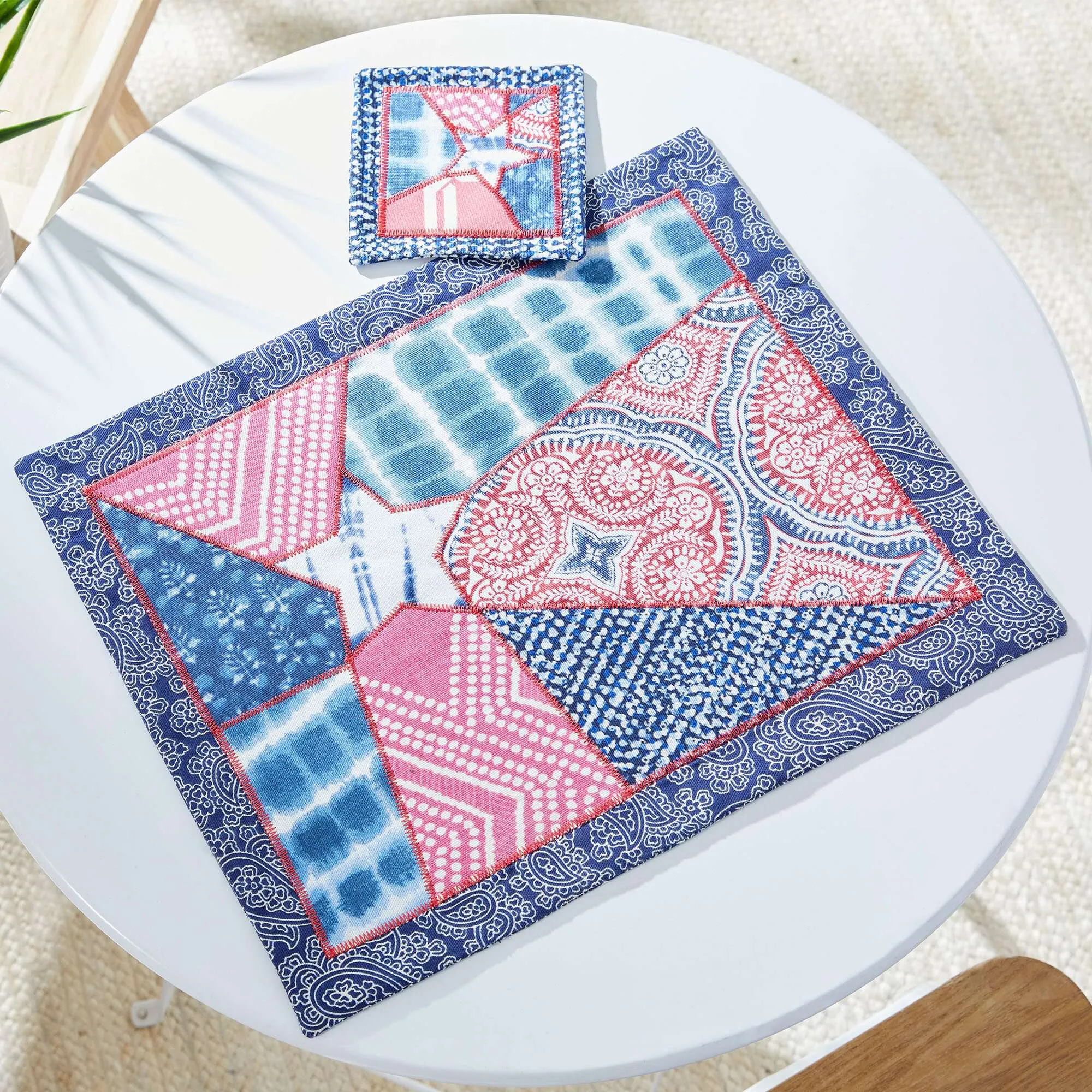 Coats & Clark Sewing Star Performance Placemat And Coaster