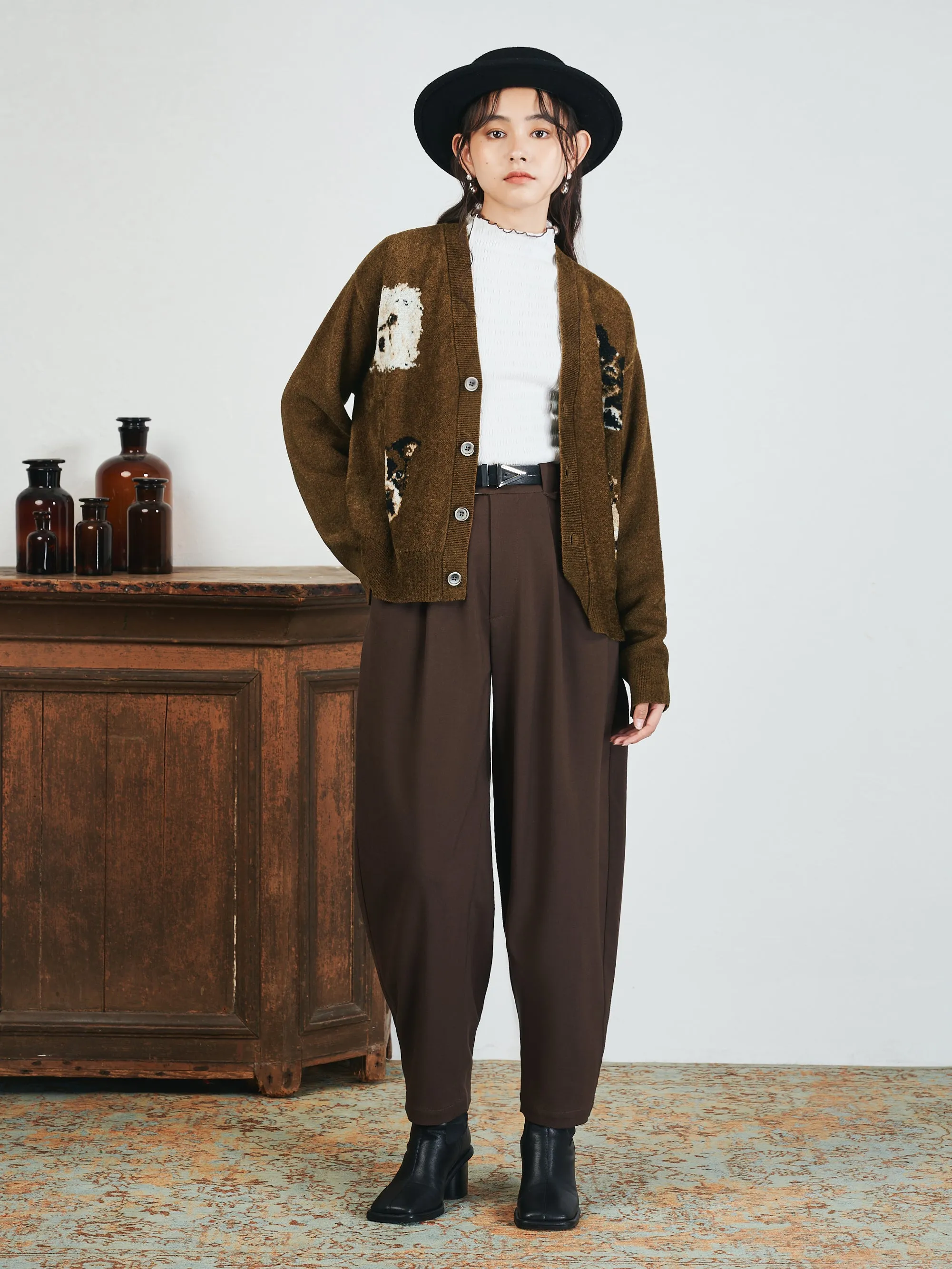 Cocoon Shape Pants