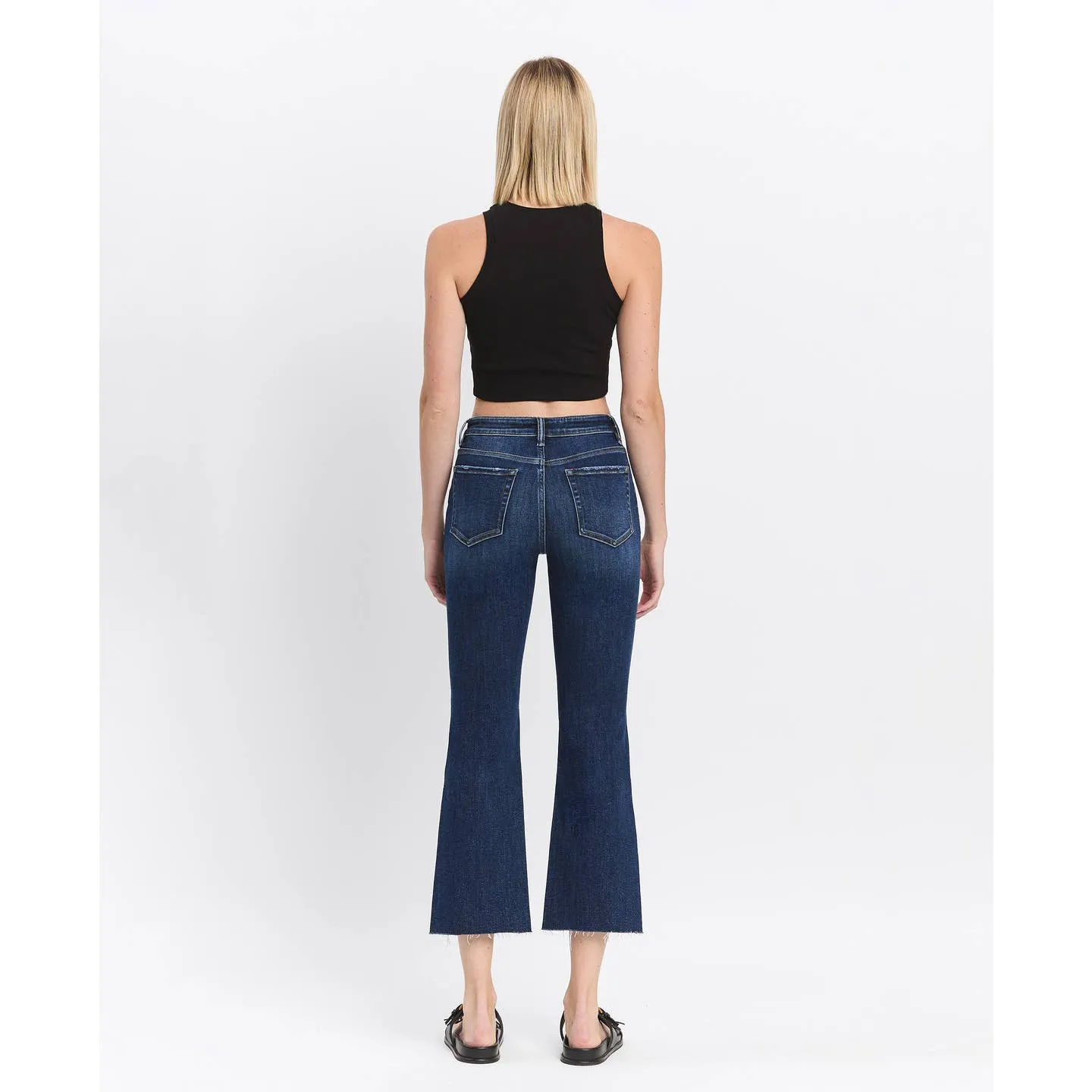 Curvy Lovervet High Rise Clean Cut Kick Flare