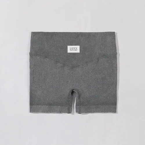Daphne Bum Scrunch Shorts - Grey