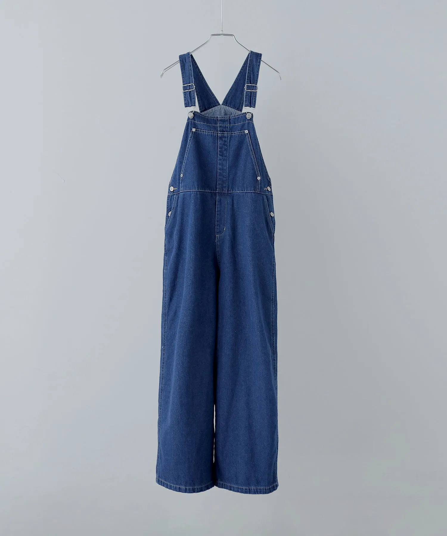 Denim loose over-all