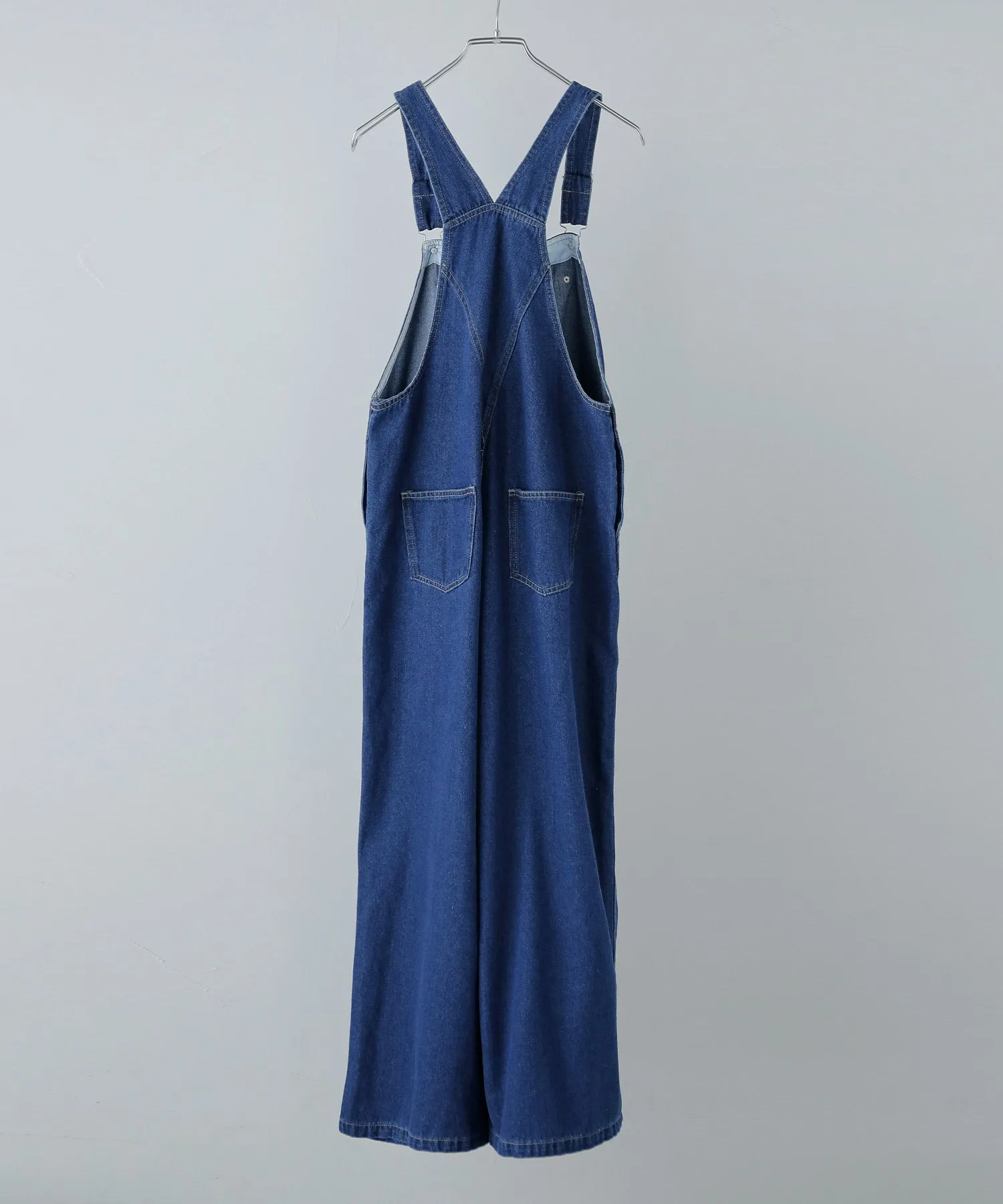 Denim loose over-all