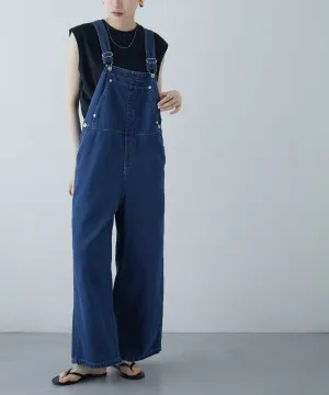 Denim loose over-all