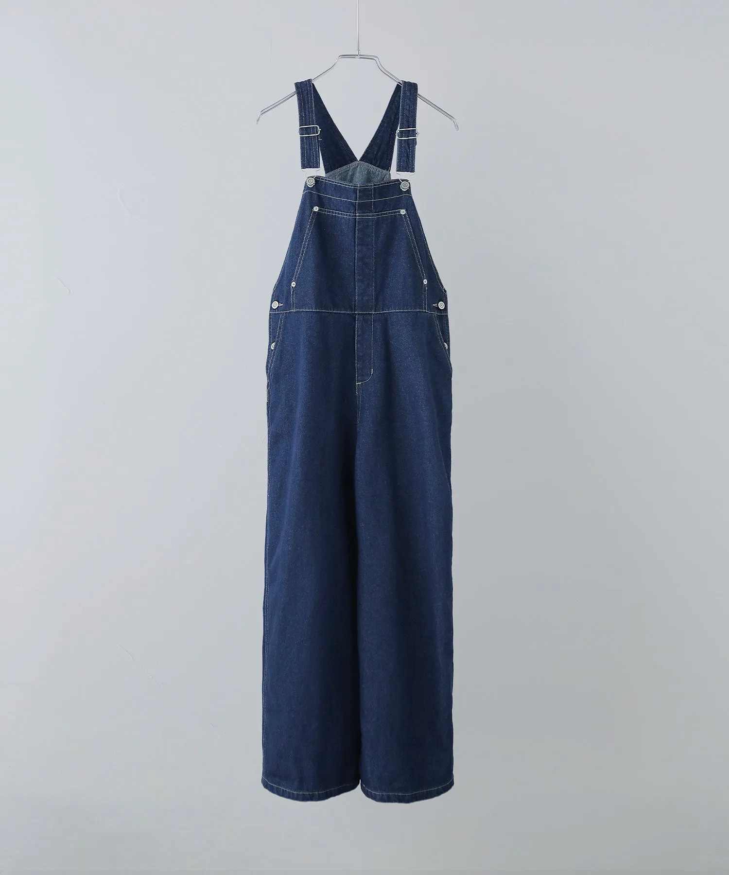 Denim loose over-all
