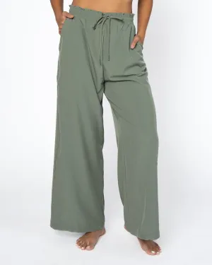 Destination Drawstring Pants (Multi-Length) - Olive - FINAL SALE
