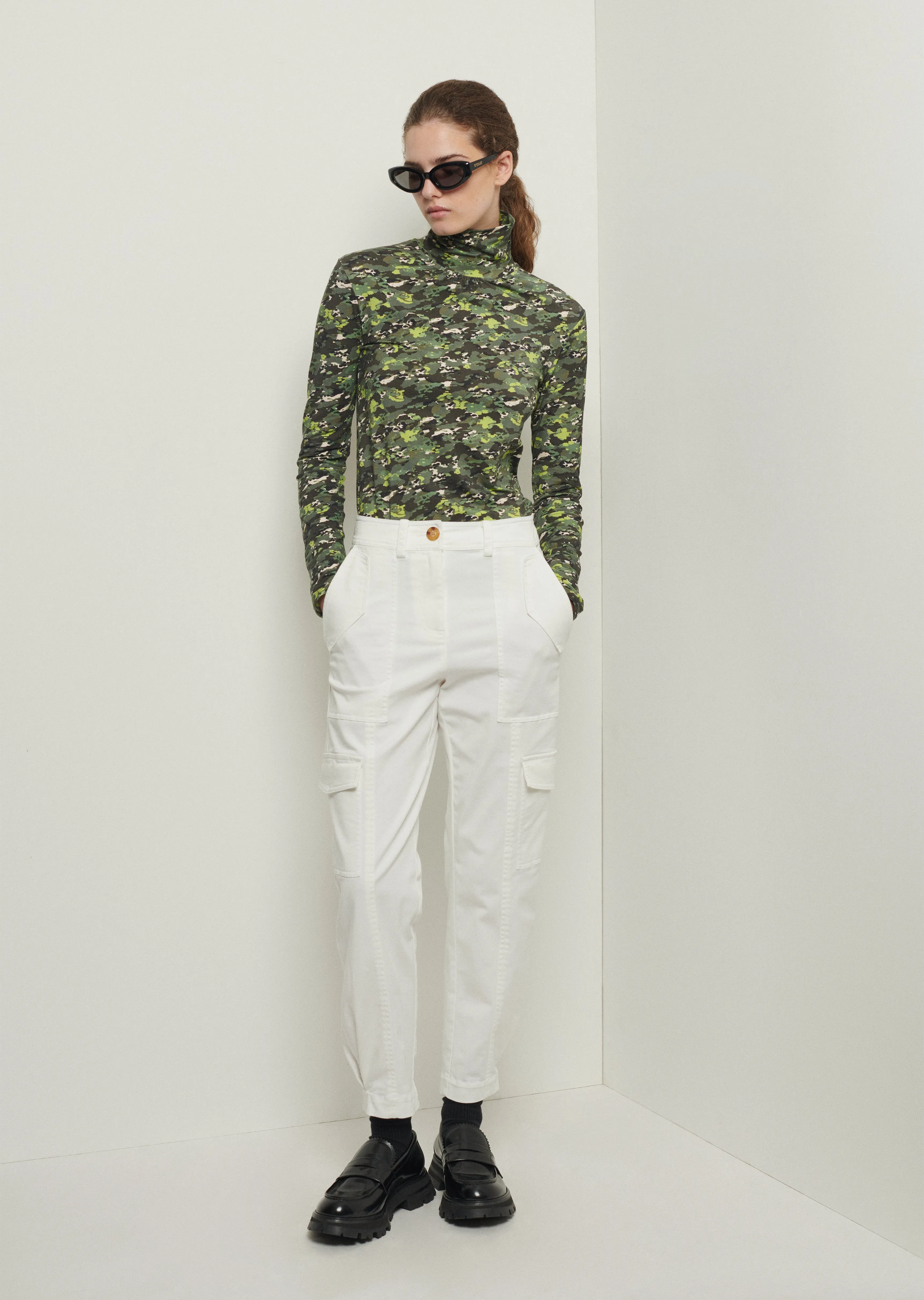Elian Utility Pants - Washed White