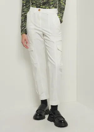 Elian Utility Pants - Washed White
