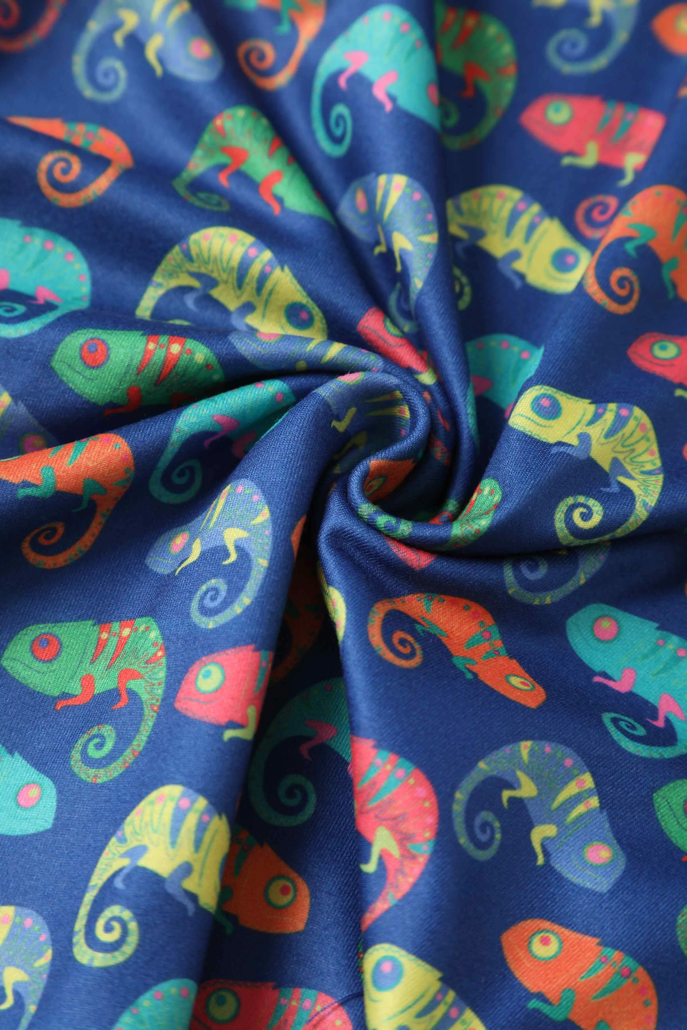 Esther Colourful Chameleon Jumpsuit In Blue