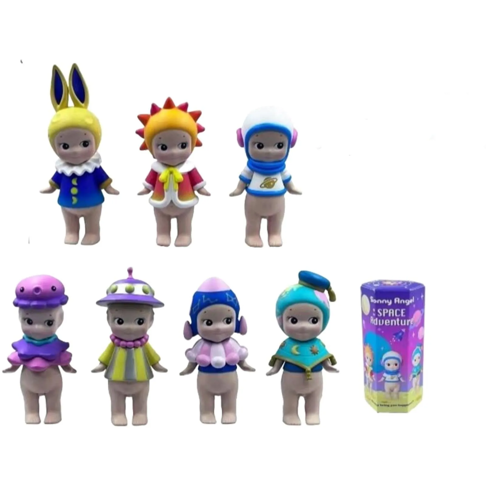 everyday Sonny Angel HIPPERS Cat Life Series - 18 Pcs Blind Box - Mini Figure Blind Box Clearance! Space Adventure Series 1 Pc
