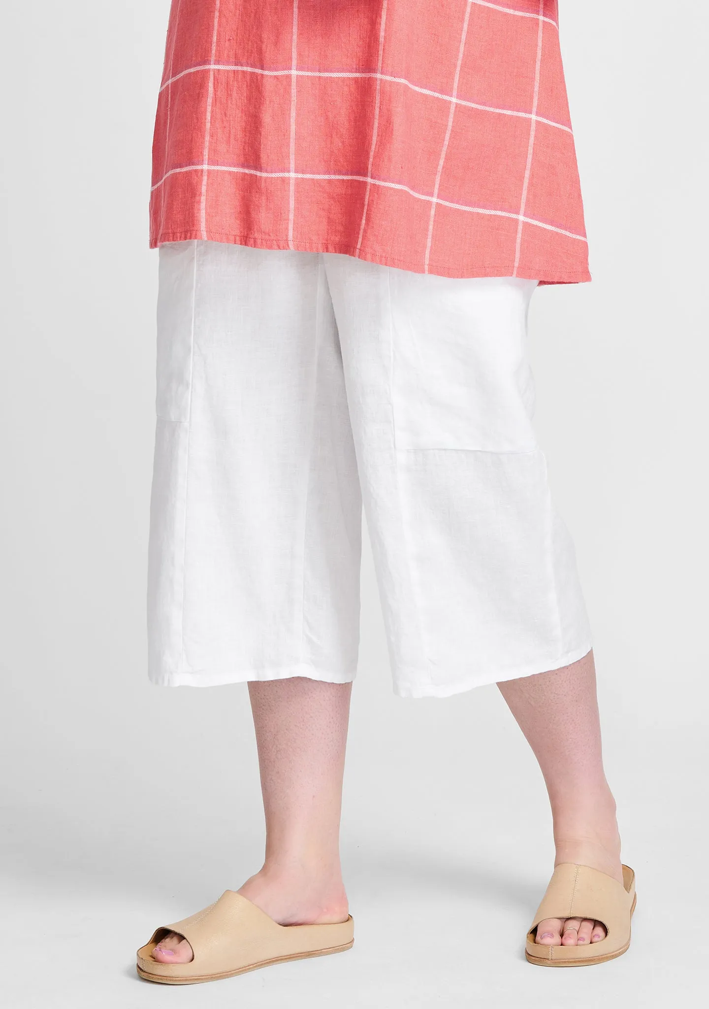 Flattering Crop - Linen Pants - FINAL SALE