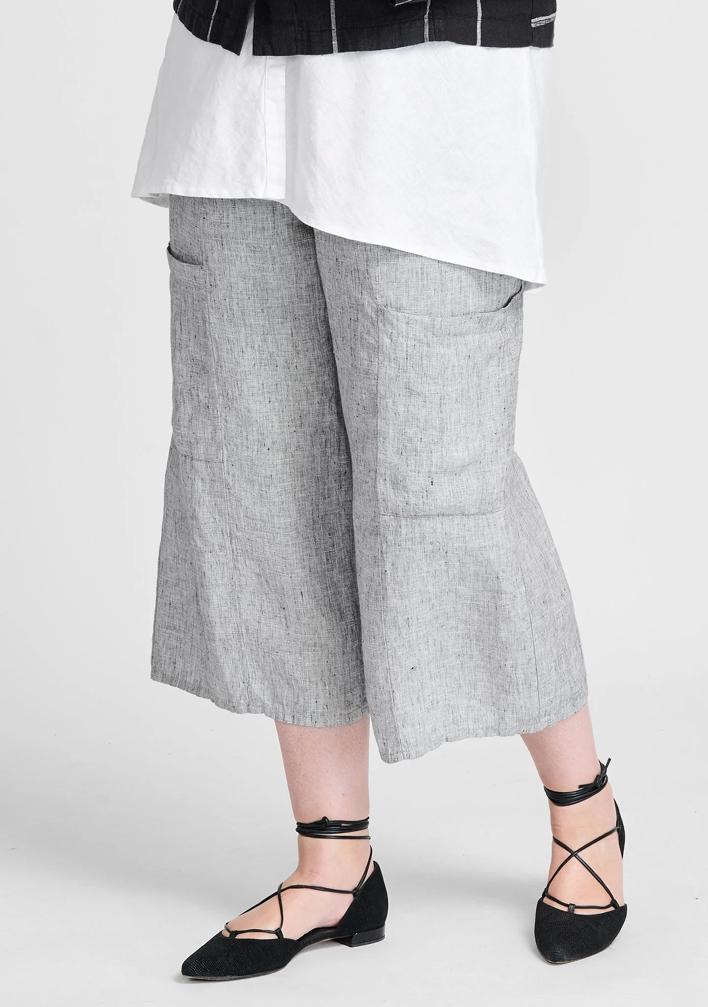 Flattering Crop - Linen Pants - FINAL SALE