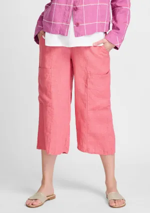 Flattering Crop - Linen Pants - FINAL SALE