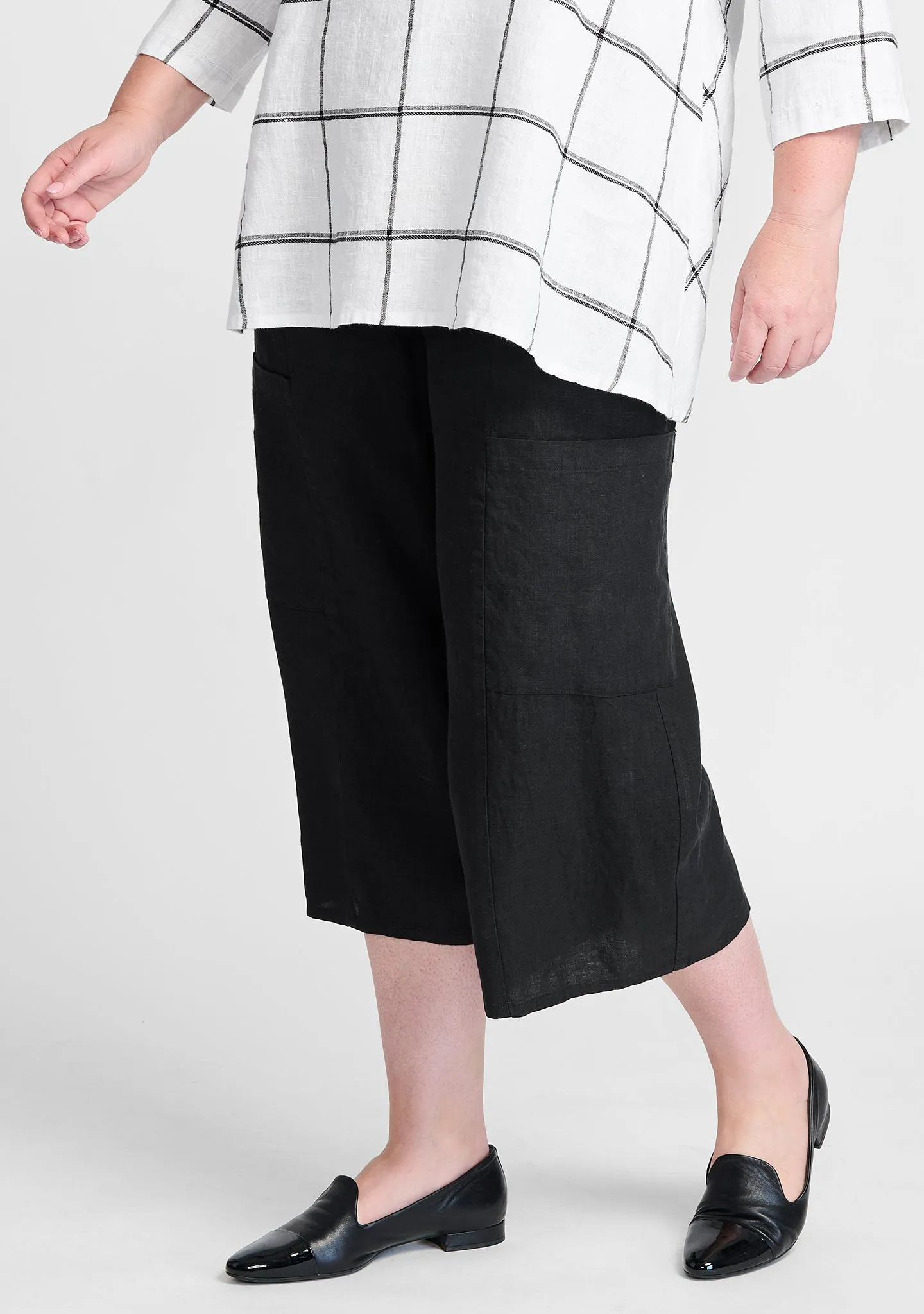 Flattering Crop - Linen Pants - FINAL SALE