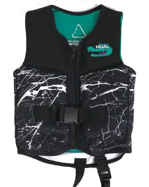 Follow Grommy Infants' Life Jacket - Black / White - 2024