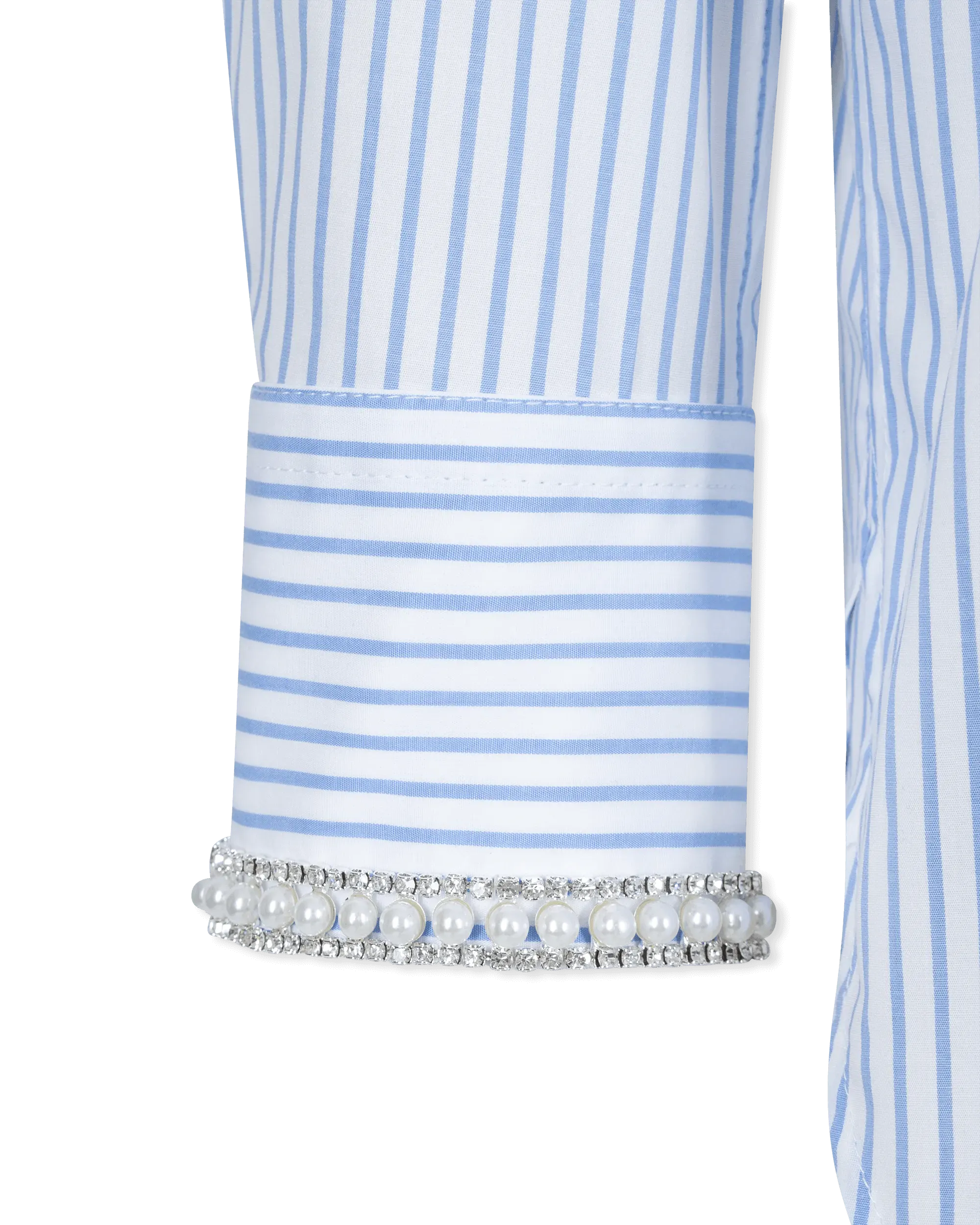 Generation Love Fiore Embellished Pinstripe Shirt