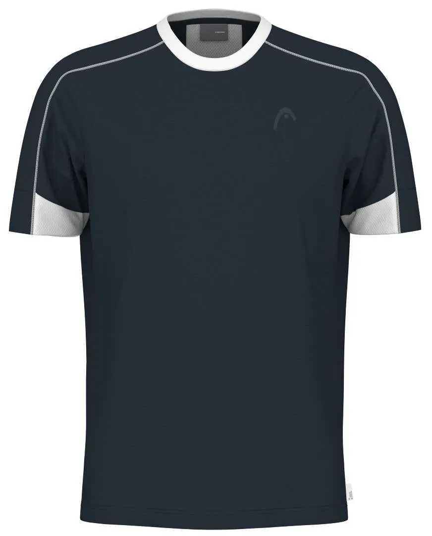 HEAD Play Tech Mens Padel T-Shirt - Navy