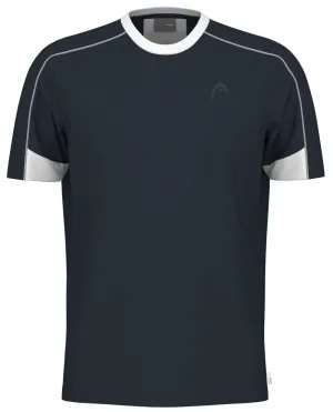 HEAD Play Tech Mens Padel T-Shirt - Navy