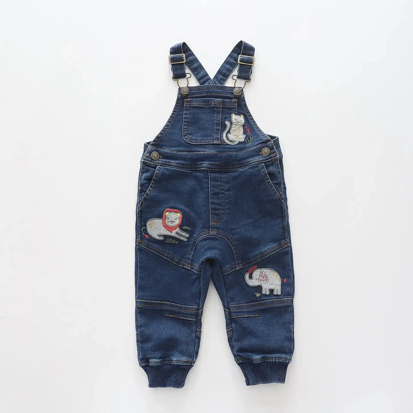 Jungle Cat, Baby Boys Overalls