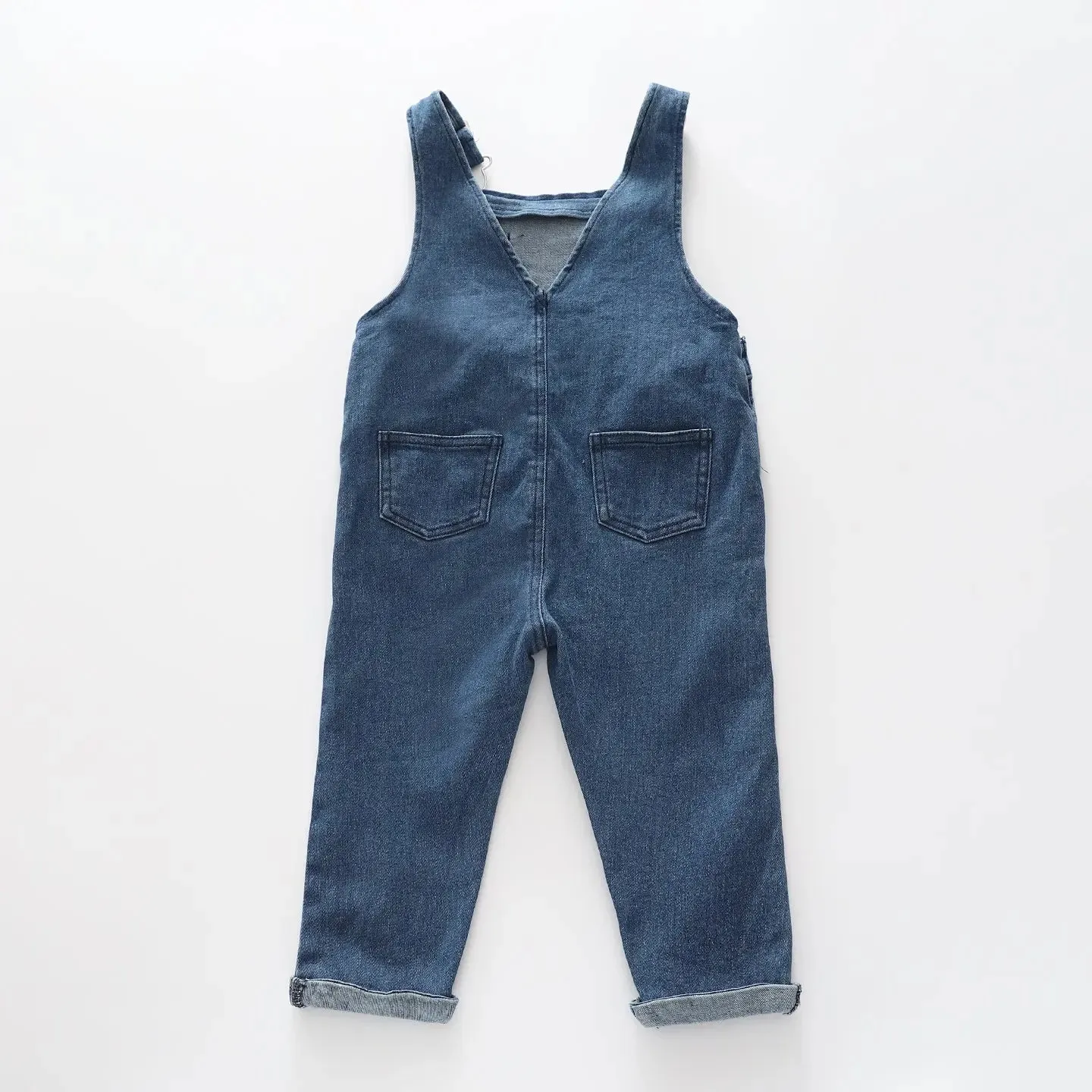 Kids' Blue Denim Overalls