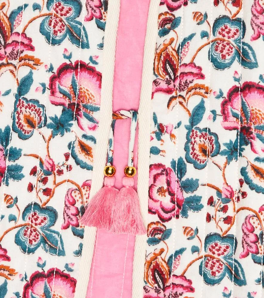 Louise Misha Oznale Floral Quilted Vest, Multicolor
