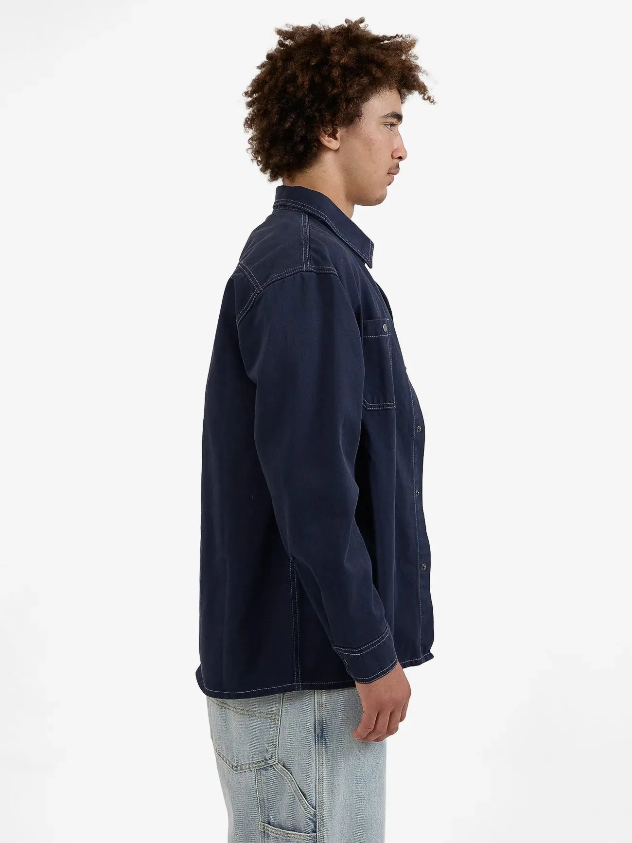 Men's Arachnid Overshirt - Black Iris