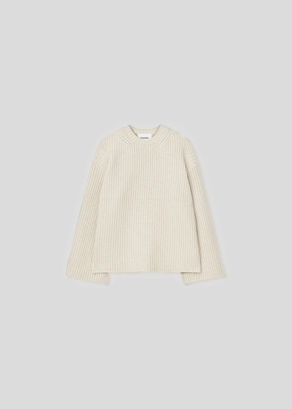 Nanushka Maura Sweater - Beige