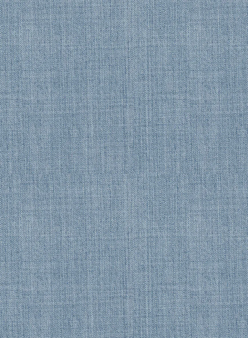 Napolean Stretch Light Blue Wool Jacket