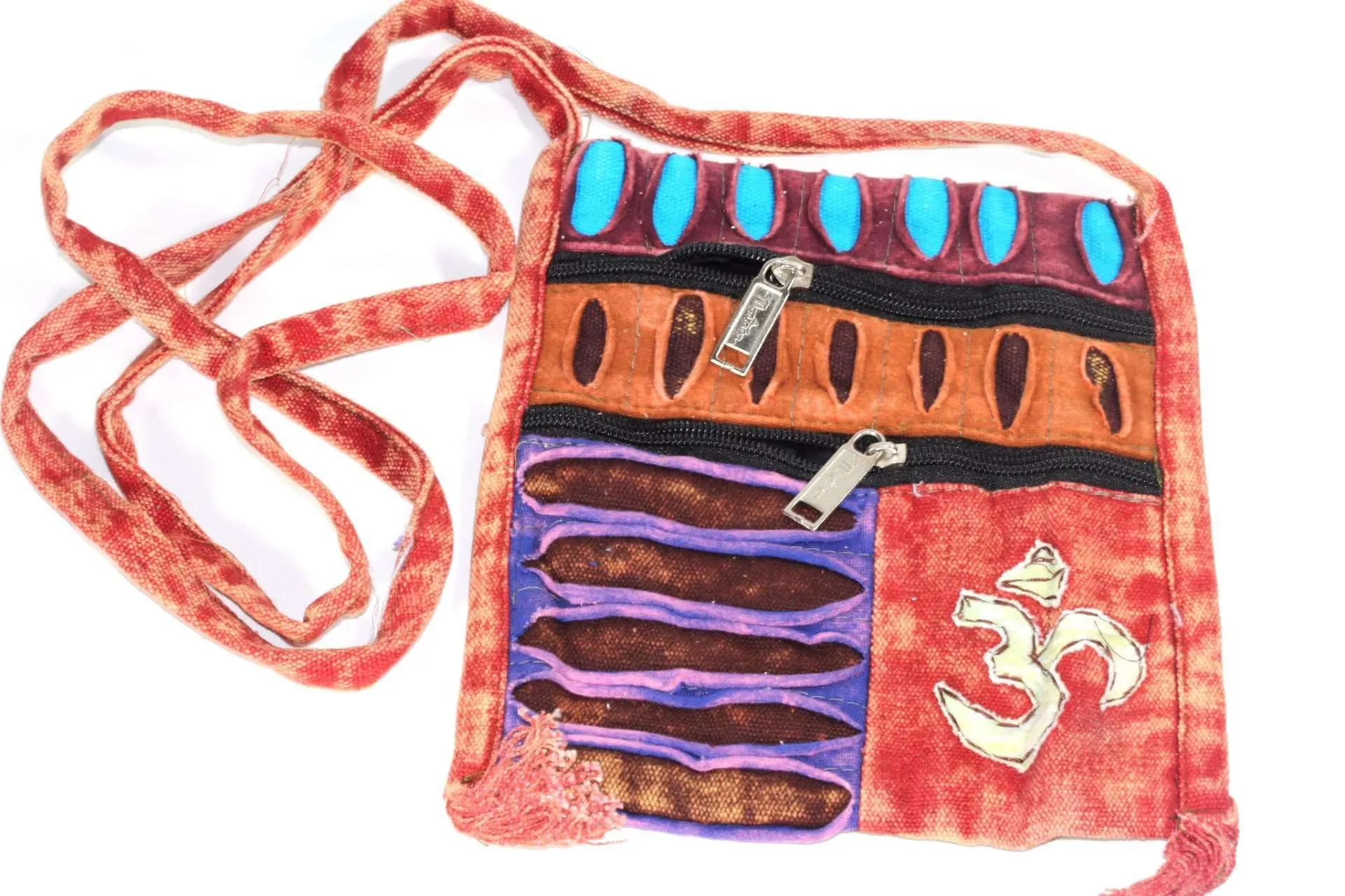 Om Cross Body Patchwork Jhola Bag