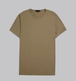 Premium Round-Neck Tshirt  - BEIGE- Available in store
