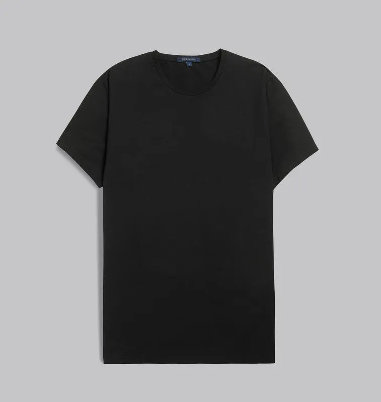 Premium Round-Neck Tshirt  - BLACK