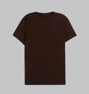 Premium Round-Neck Tshirt  - BROWN- Available in store