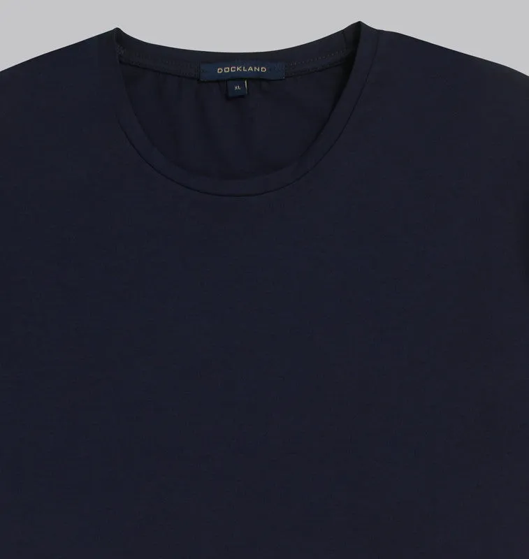 Premium Round-Neck Tshirt  - DARK NAVY