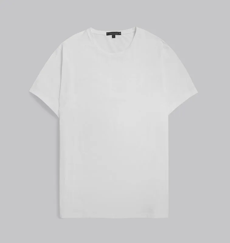 Premium Round-Neck Tshirt  - OFF WHITE