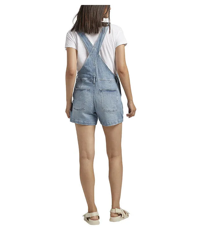 Silver Jeans Relaxed Fit Shortalls | Indigo