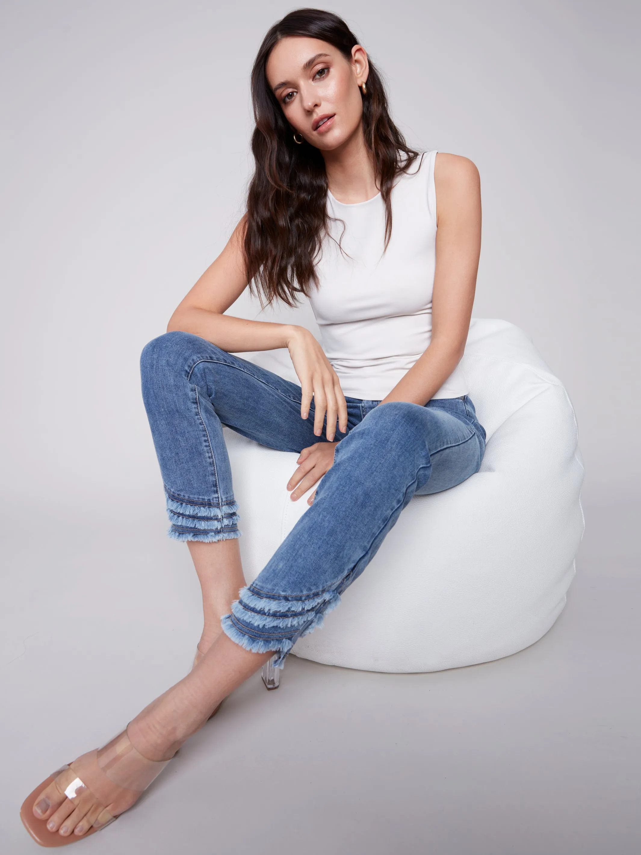 Sleeveless RIB Top