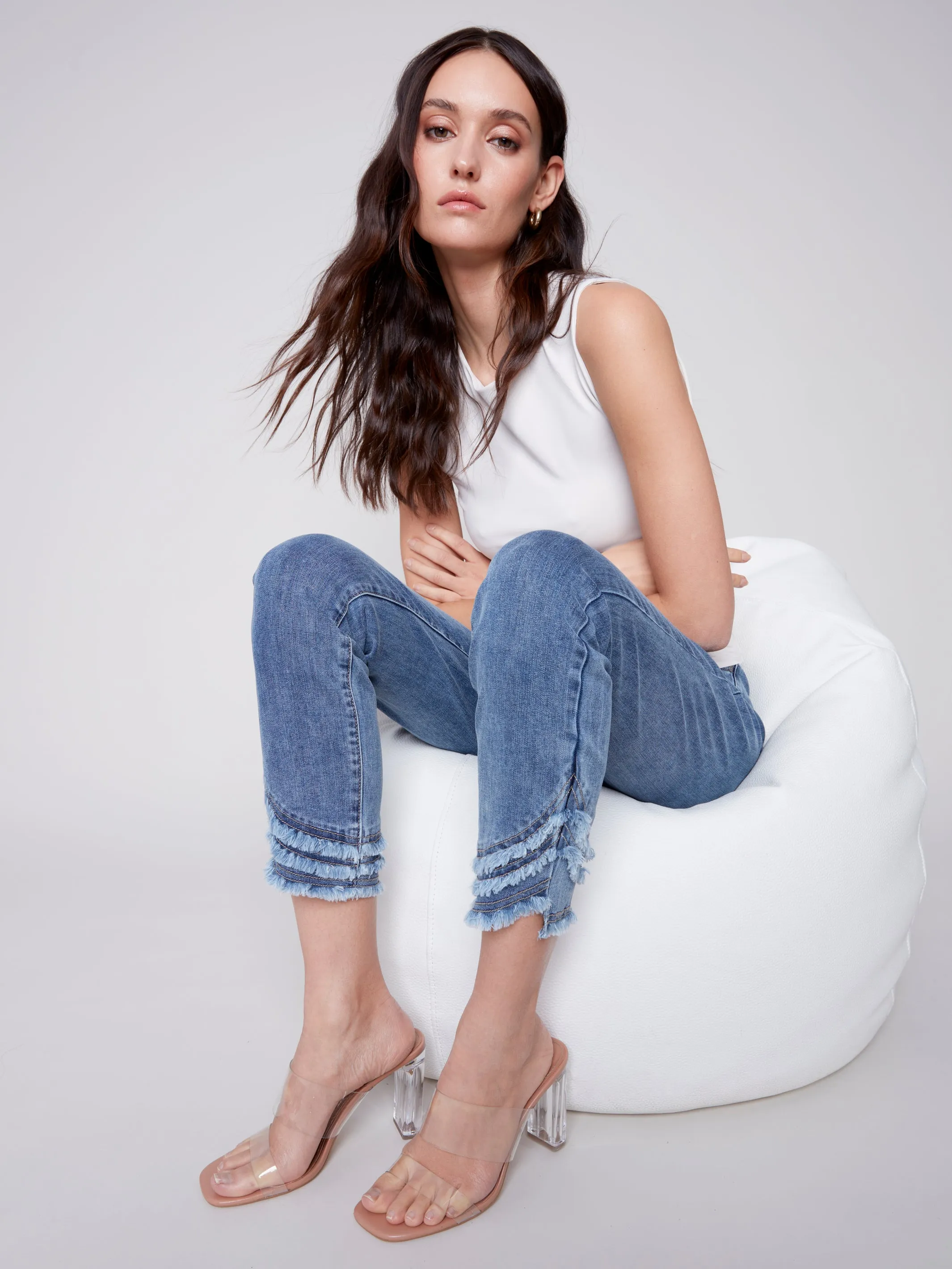 Sleeveless RIB Top