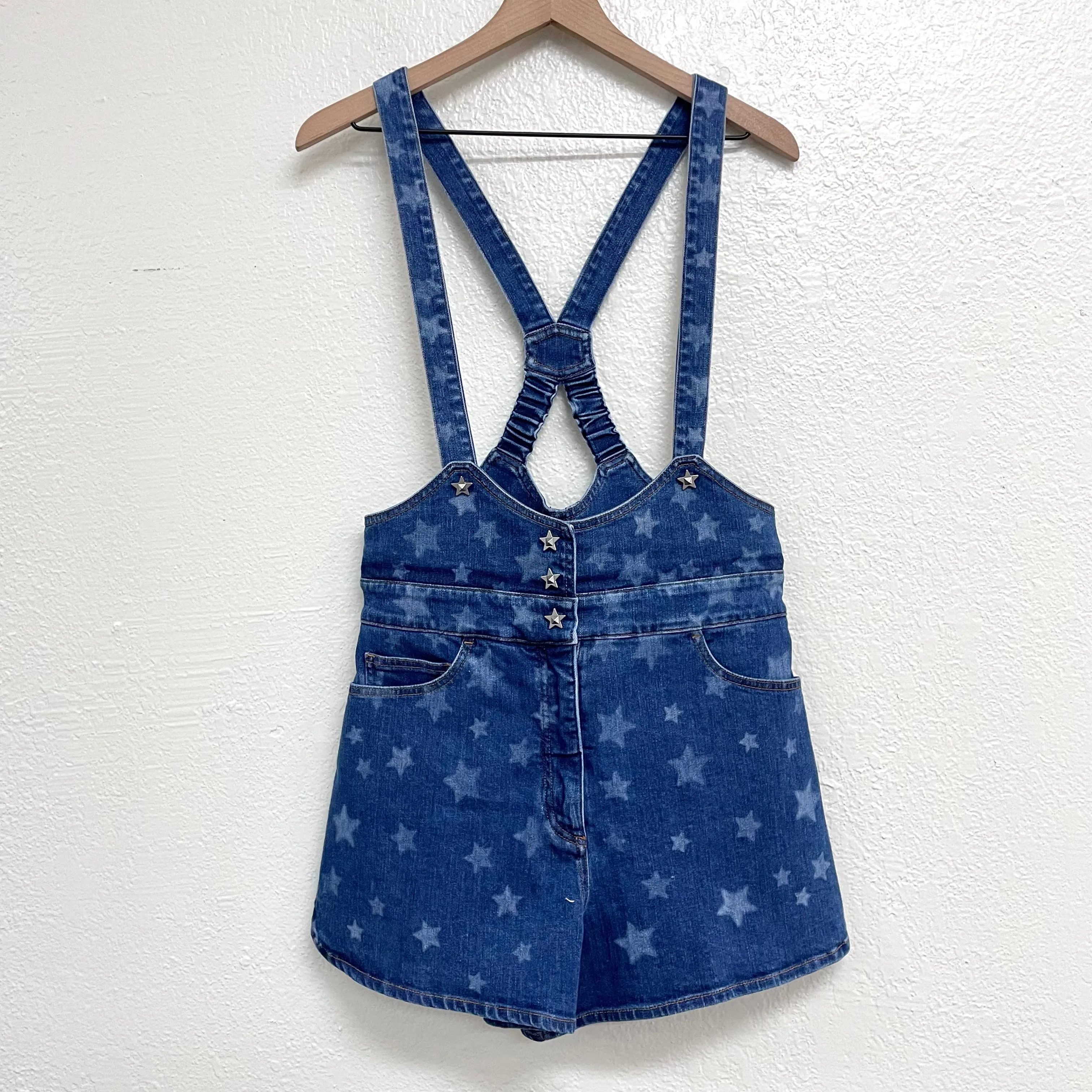 Star Print Overalls