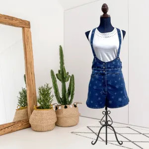 Star Print Overalls