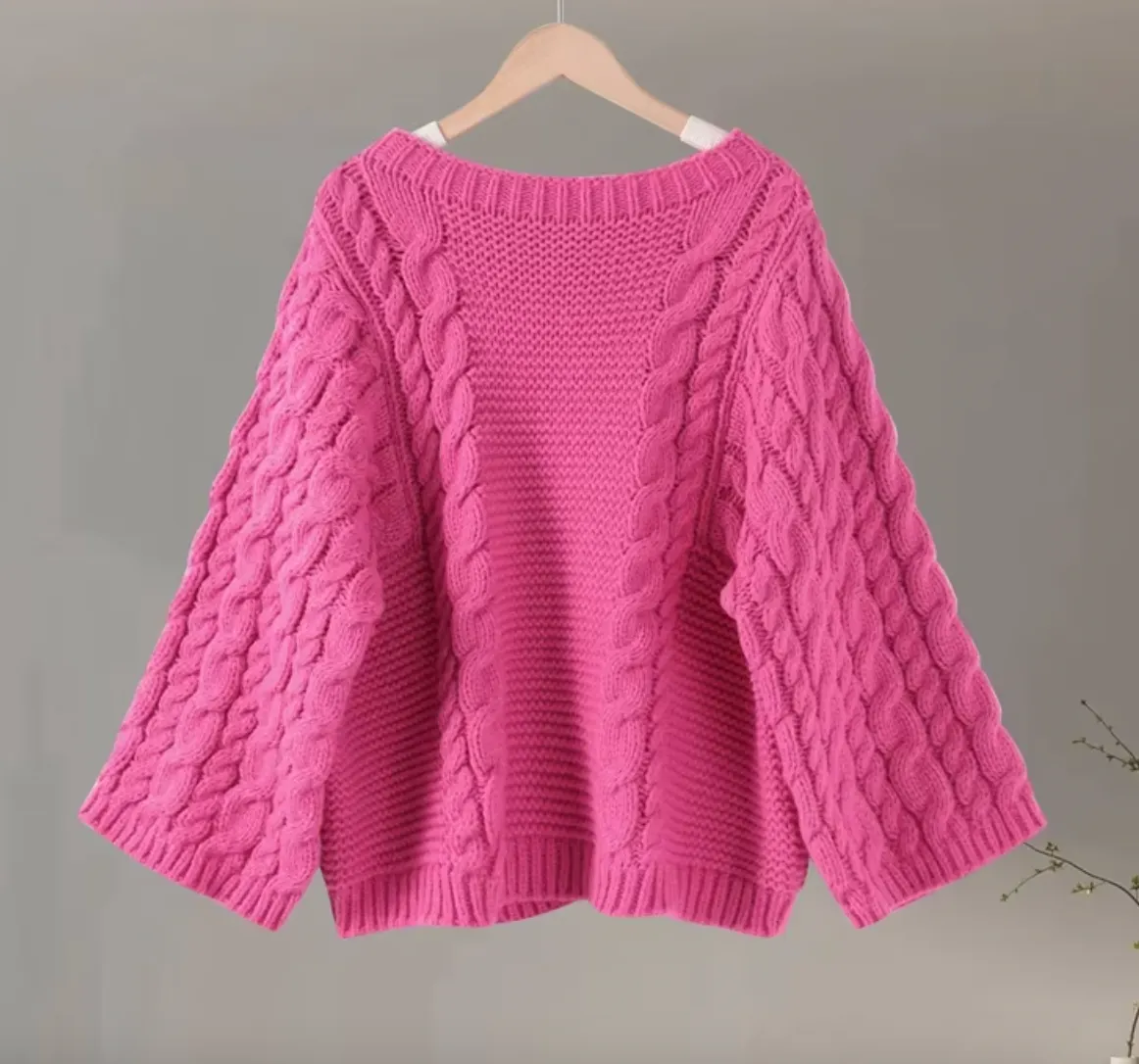 TINA OVERSIZED FALL CHUNKY SWEATER