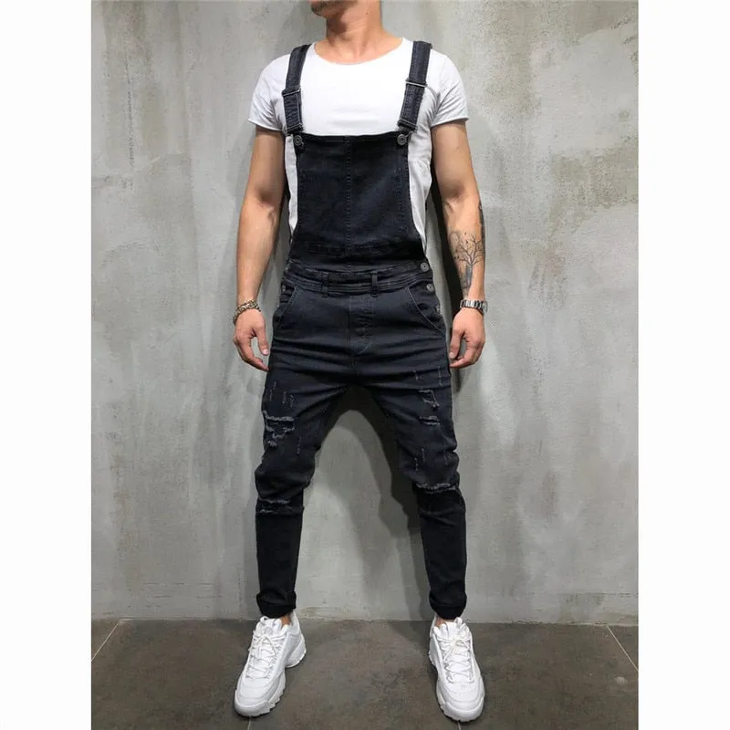West Louis High Street Trending Denim Overall