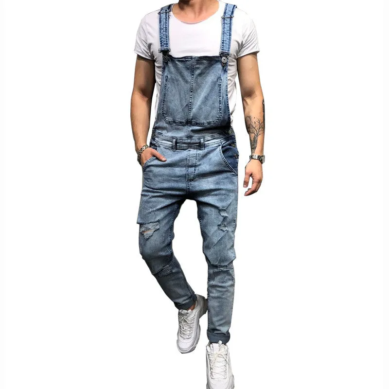 West Louis High Street Trending Denim Overall